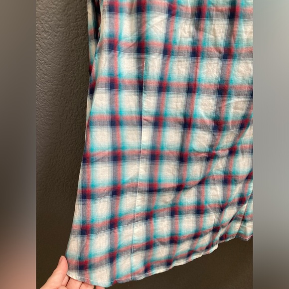 NWT GAP Plaid, long-sleeve, 100% lightweight cotton! button-down shirt - Picture 13 of 17